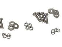 Jeep CJ Strut Rod Mounting Brackets 4 Pieces Fiberglass 72-86 CJ Polished Silver Kentrol