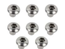 Jeep JK JK OEM Anti-Theft Door Nuts 4 Door 07-18 Wrangler JK Polished Silver Kentrol