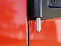 Jeep TJ/JK Door Alignment Pins 97-18 Wrangler TJ/JK Polished Silver Kentrol
