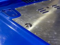 Jeep Wrangler Hood Bumper Deletes For 97-19 Wrangler JK/TJ Polished Stainless Steel Kentrol