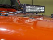Jeep Wrangler Hood Bumper Deletes For 97-19 Wrangler JK/TJ Polished Stainless Steel Kentrol