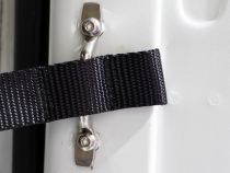 Jeep TJ Polished Stainless Door Strap Kit For Wrangler TJ Polished Stainless Steel Kentrol