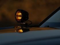 360-Series 4 Inch Spot with Amber PRO Lens Pair Rigid Industries
