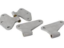 Jeep JK Body Door Hinge Set 4 Pieces 2 Door 07-18 Wrangler JK Bare Grey Kentrol