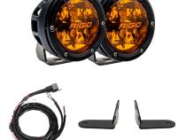 Polaris Razor 360-Series Amber PRO A-Pillar Light Kit Rigid Industries