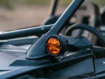 Polaris Razor 360-Series Amber PRO A-Pillar Light Kit Rigid Industries