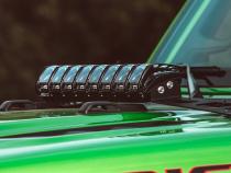 18-Pres Jeep Wrangler JL Adapt Hood Mount Fits 20 Inch Adapt Series RIGID Industries