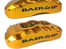 Brake System 11.625 Inch Front SS4+ Deep Stage Drag Race Clear BAER Brakes