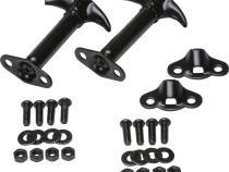 Jeep CJ/YJ Hood Catch Pair 55-95 CJ and Wrangler YJ Powdercoat Black Kentrol