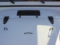 Jeep CJ/YJ Hood Hinge Pair 55-95 CJ and Wrangler YJ Powdercoat Black Kentrol