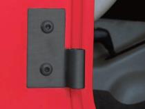 JEEP CJ/YJ/TJ Lower Door Hinge Pair 76-06 CJ and Wrangler YJ/TJ Powdercoat Black Kentrol
