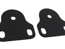 Jeep CJ/YJ Interior Windshield Brackets Pair 76-95 CJ and Wrangler YJ Powdercoat Black Kentrol