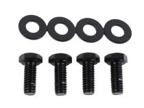 Jeep CJ/YJ Interior Windshield Brackets Pair 76-95 CJ and Wrangler YJ Powdercoat Black Kentrol