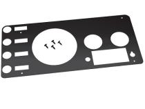 Jeep CJ Gauge Cover 76-86 CJ Powdercoat Black Kentrol