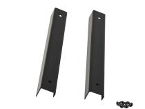 Jeep CJ5 Entry Guards Pair 55-83 CJ5 Powdercoat Black Kentrol