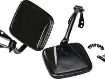 Jeep CJ Mirror Kit Pair 55-86 CJ Powdercoat Black Kentrol