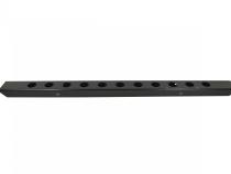 Jeep CJ 54 Inch Front Bumper with holes 45-86 CJ Powdercoat Black Kentrol