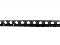 Jeep CJ 54 Inch Front Bumper with holes 45-86 CJ Powdercoat Black Kentrol