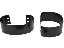 Jeep CJ/YJ Bumperettes Pair 76-95 CJ and Wrangler YJ Powdercoat Black Kentrol