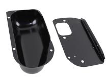 Jeep CJ Wiper Motor Cover 76-86 CJ Powdercoat Black Kentrol