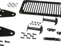 Jeep CJ/YJ Hood Kit 78-95 CJ and Wrangler YJ Powdercoat Black Kentrol