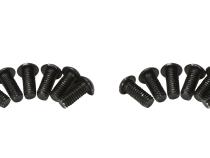 Jeep CJ/YJ Hardtop Door Hinge Set Without Mirror Holes 4 Pieces 76-93 CJ and Wrangler YJ Powdercoat Black Kentrol