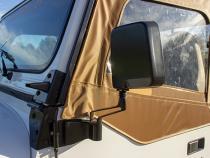 Jeep YJ/TJ Mirror Kit Pair 88-06 Wrangler YJ/TJ Powdercoat Black Kentrol