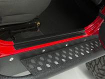 Jeep TJ Entry Guards Pair 97-06 Wrangler TJ Powdercoat Black Kentrol
