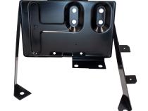 Jeep CJ Battery Tray with support arm 76-86 CJ Powdercoat Black Kentrol