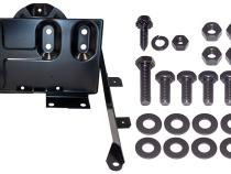Jeep CJ Battery Tray with support arm 76-86 CJ Powdercoat Black Kentrol