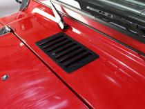 Jeep TJ Hood Vent 98-06 Wrangler TJ Powdercoat Black Kentrol