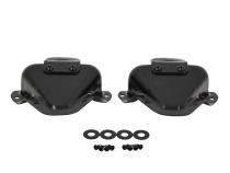 Jeep CJ/YJ Interior Door Latch Brackets Pair 81-95 CJ and Wrangler YJ Powdercoat Black Kentrol