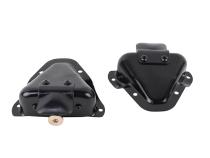 Jeep CJ/YJ Interior Door Latch Brackets Pair 81-95 CJ and Wrangler YJ Powdercoat Black Kentrol
