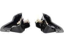 Jeep CJ/YJ Interior Door Latch Brackets Pair 81-95 CJ and Wrangler YJ Powdercoat Black Kentrol