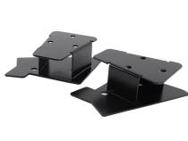 Jeep TJ Mirror Relocation Bracket Pair 03-06 Wrangler TJ Powdercoat Black Kentrol