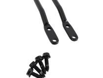 Jeep CJ/YJ Door Strap Pins Pair 76-95 CJ and Wrangler YJ Powdercoat Black Kentrol