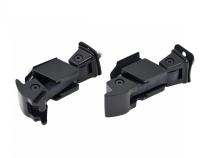 Jeep JK Hood Catch Pair 07-18 Wrangler JK Powdercoat Black Kentrol
