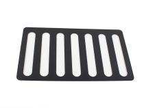 Jeep JK Hood Kit Without Hood Catch 07-18 Wrangler JK Powdercoat Black Kentrol