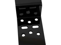 Jeep JK CB Radio Mount For 07-18 Wrangler JK Black Powder Coat Kentrol