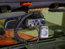 Jeep JK CB Radio Mount For 07-18 Wrangler JK Black Powder Coat Kentrol