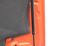 Jeep JK Hoold Lift Support Black Painted Steel Kentrol