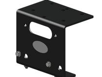 Kawasaki/Suzuki ATV WINCH Mount Black Powdercoated Steel Mile Marker