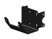 Polaris Winch Mount Black Powdercoated Steel 11 800 Sportsman Mile Marker