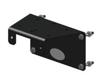 Polaris Winch Mount Black Powdercoated Steel 06-09 Hawkeye Mile Marker