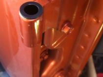 Jeep JK Door Hinge Liners 2 Door 07-18 Wrangler JK Textured Black Kentrol
