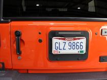 Jeep JK Tailgate Plug (set) 07-18 Wrangler JK Powdercoat Black Kentrol