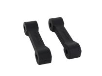 Jeep JK Replacement Hood Catch Rubbers Pair 07-18 Wrangler JK Textured Black Kentrol