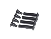 Jeep JK Replacement Hood Catch Rubbers Pair 07-18 Wrangler JK Textured Black Kentrol
