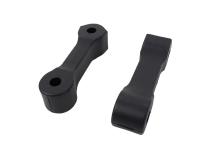 Jeep TJ Replacement Hood Catch Rubbers Pair 97-06 Wrangler TJ Textured Black Kentrol