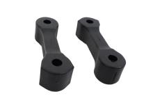 Jeep TJ Replacement Hood Catch Rubbers Pair 97-06 Wrangler TJ Textured Black Kentrol